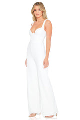 Nookie Romance Jumpsuit - White