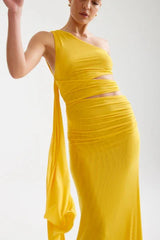 Nuri Dress - Burnt Orange