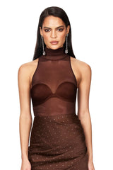 Nookie Eclipse Bodysuit - Cocoa