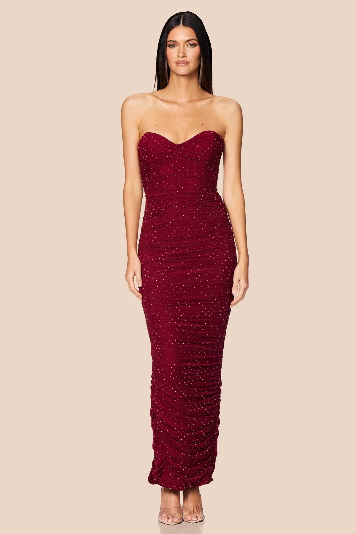 Nookie Noemie Maxi Dress -  Wine