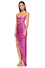 Nookie Sublime Cutout Maxi - Berry