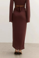 Adriana Skirt - Chocolate
