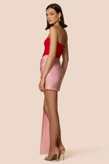 Nookie Chiara Mini Dress - Red/Pink