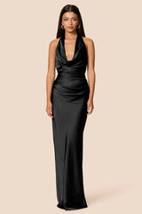 Nookie Penelope Drape Gown - Black