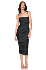 Nookie Pallisade Midi Dress - Black