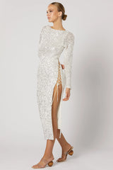 Quest Long Sleeve Dress - White
