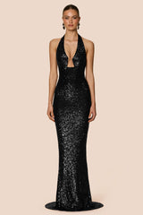 Nookie Diva Plunge Gown - Black
