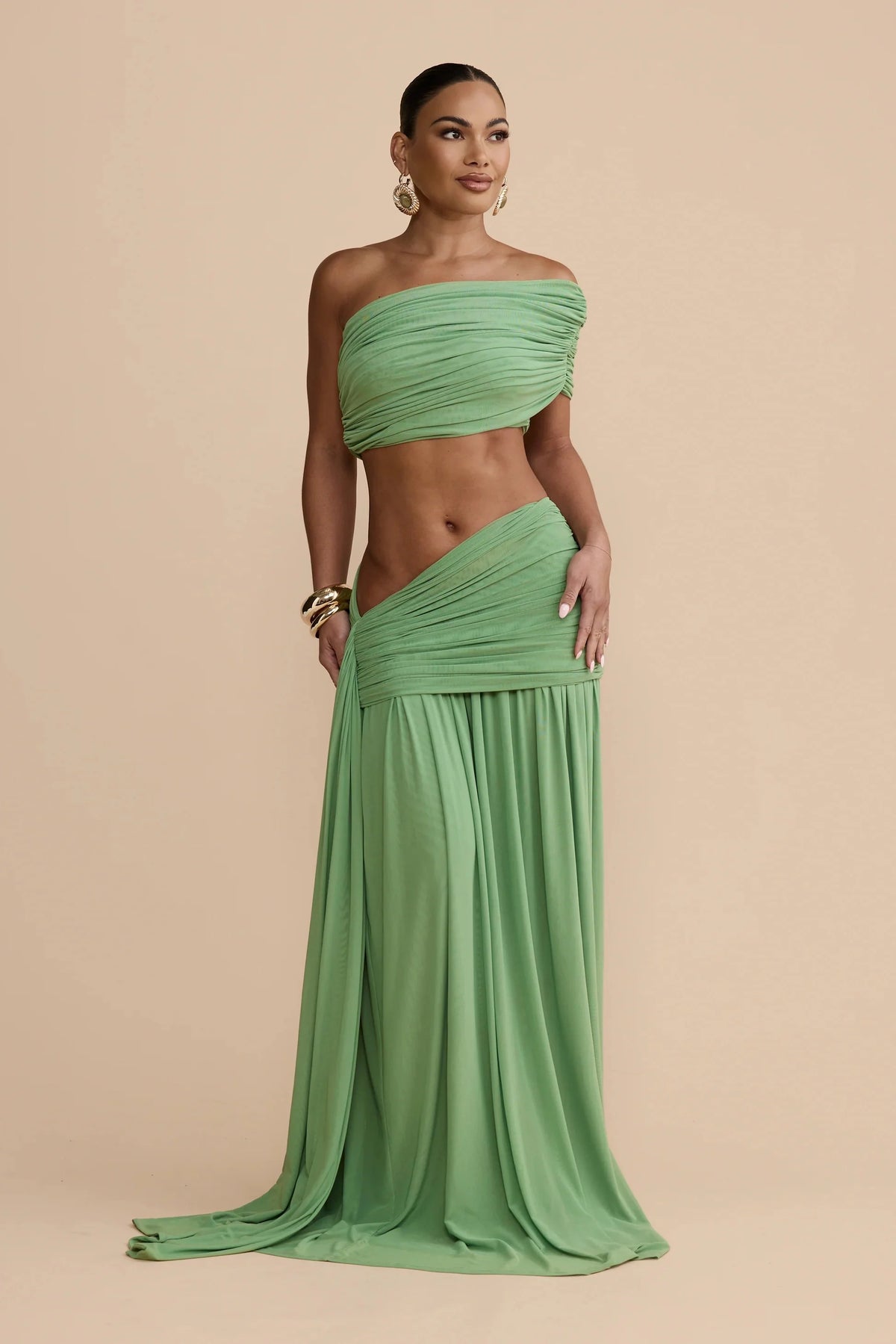 Marbella Skirt - Sage