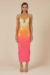 Benito Midi Dress - Tropical