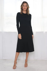 September Dress - Black