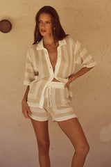 Ziggy Short - White/Sand