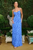 Eve Cowl Maxi Dress - Almina Blue