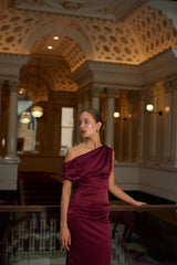 Maximus Dress - Wine
