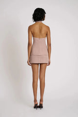 Theo Top - Blush Pinstripe
