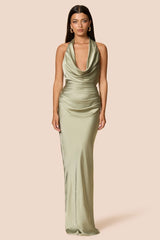 Nookie Penelope Drape Gown -  Thyme