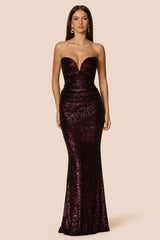 Nookie Dante Maxi Dress - Boysenberry
