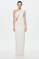 Misha Solstice Cupro Maxi Dress - Ivory