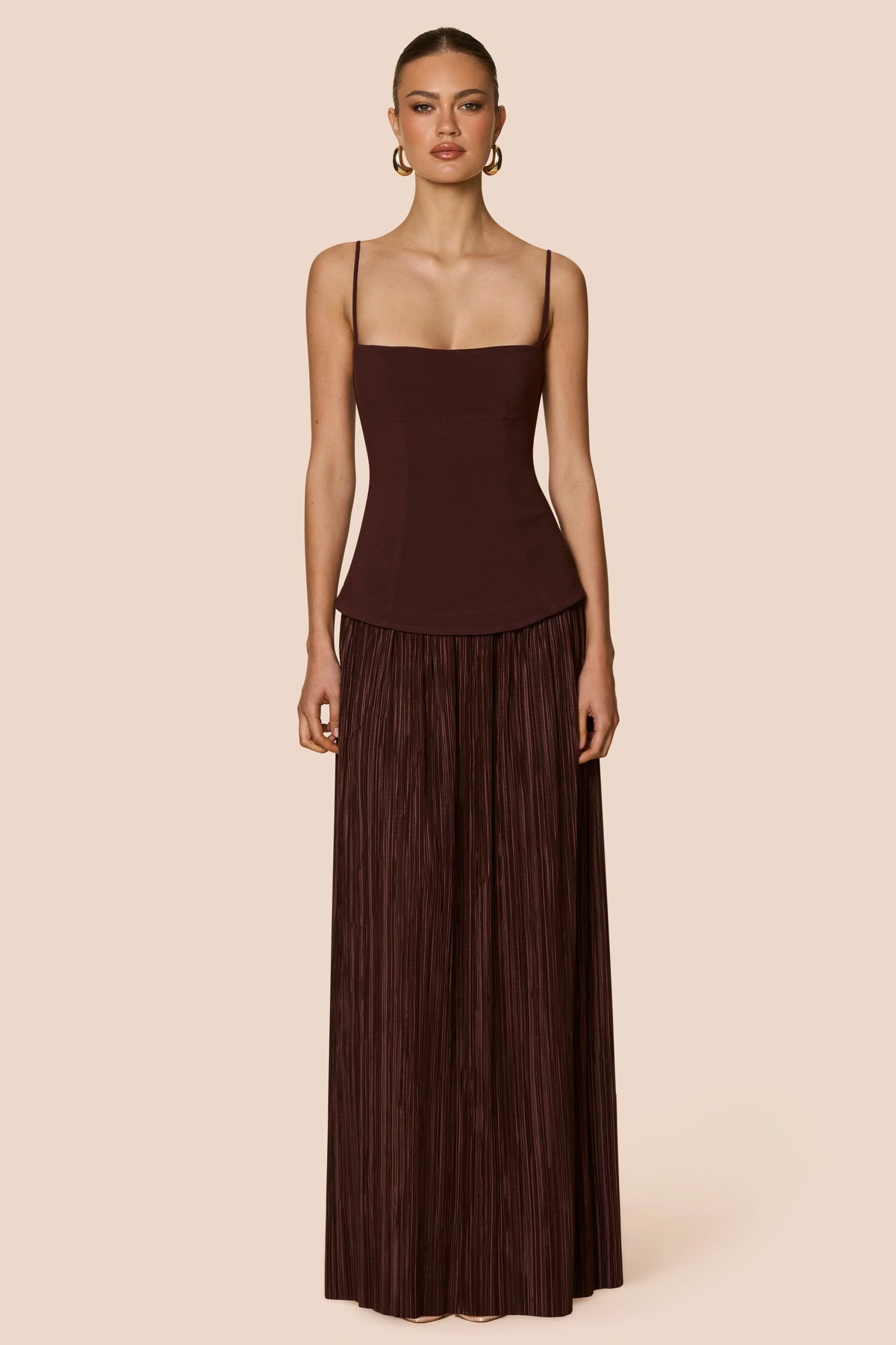 Nookie Darling Maxi Dress - Chocolate