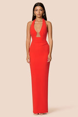 Nookie Demi Gown -  Cherry