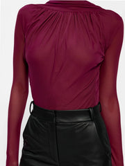 Vihana Bodysuit - Burgundy