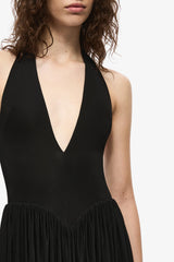 Misha Ophelia Jersey Dress - Black