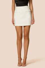 Nookie Monde Mini Skirt - Ivory