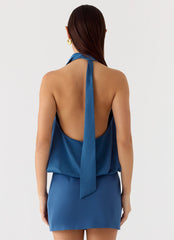 Celestin Top - Washed Navy