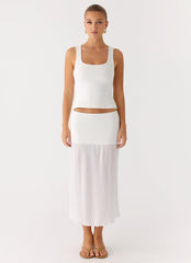 Connect My Heart Top - White