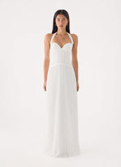 Tunnel Vision Maxi Dress - White