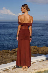 Meila Maxi Dress - Espresso