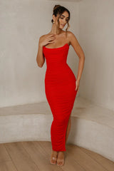 Isabelle Maxi Dress - Red