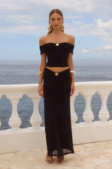 Rikki Maxi Skirt - Black