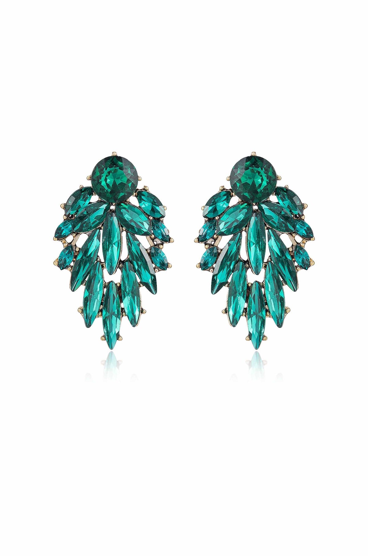 Cry Me A River Earrings - Emerald