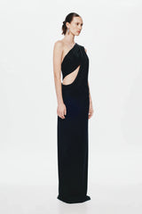 Misha Solstice Cupro Maxi Dress - Black