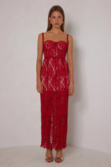 Alessandra Dress - Red