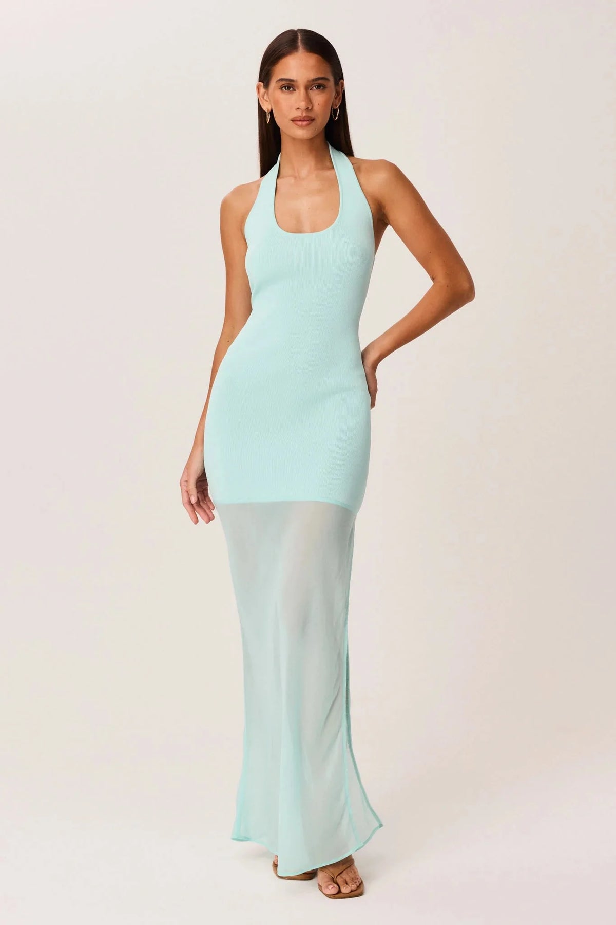 Sommer Maxi Dress - Aqua