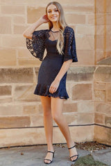 Rey Dress - Navy