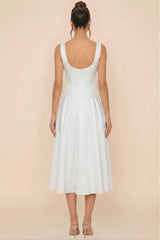 Muse Midi Dress - White