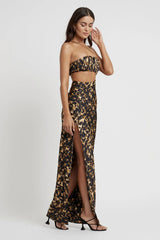 Talia Dress - Honey Ink Print