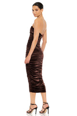 Nookie Verve Midi Dress - Truffle