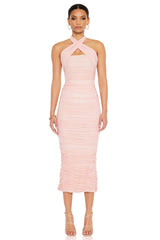Nookie Monroe Midi Dress - Baby Pink