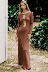 Tallulah Maxi Dress - Chestnut