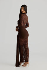 Celeste Skirt - Espresso Brown