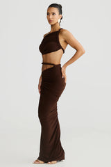 Zenaya Skirt - Espresso Brown