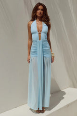 Adrianna Maxi Dress - Aqua