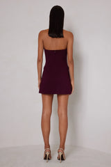 Jillian Dress - Deep Plum
